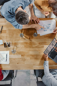 Bird's Eye View Meeting Table