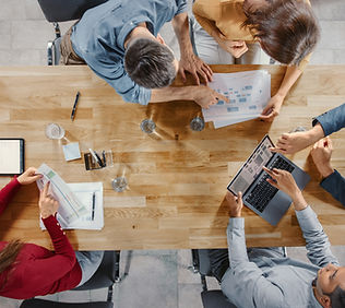 Bird's Eye View Meeting Table