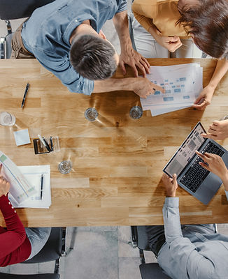 Bird's Eye View Meeting Table