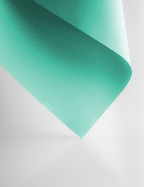 Folded Green Paper