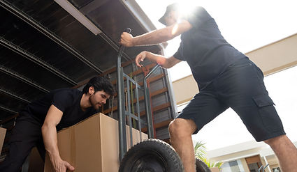 Umzugsunternehmen arbeiten