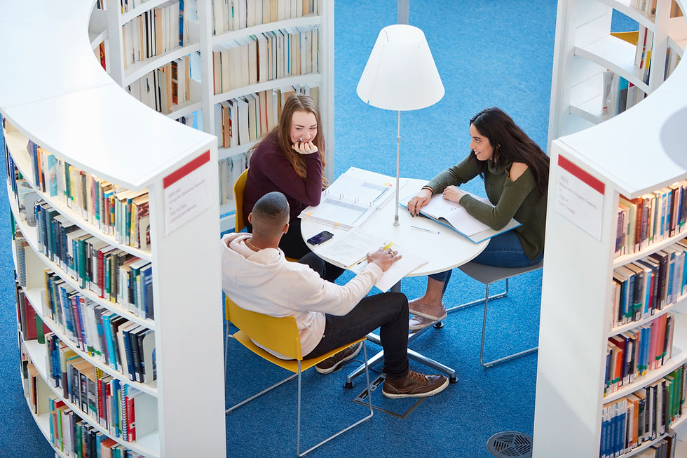 Students in Library