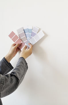 Interior Designer Testing New Colors