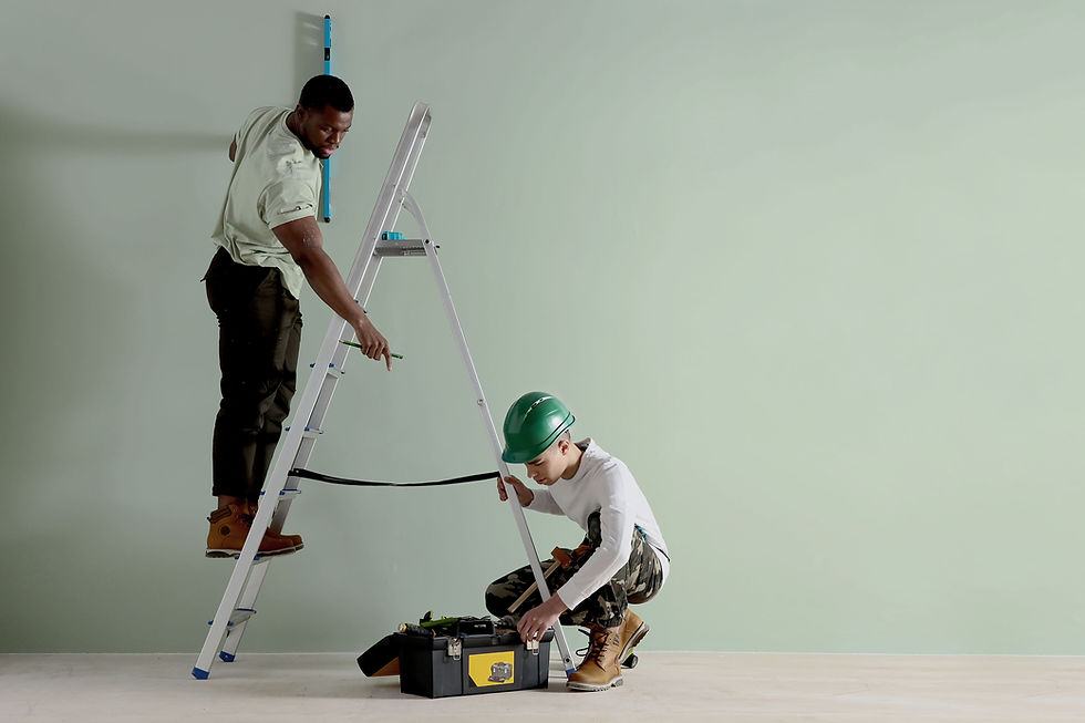 Construction Teamwork Scene