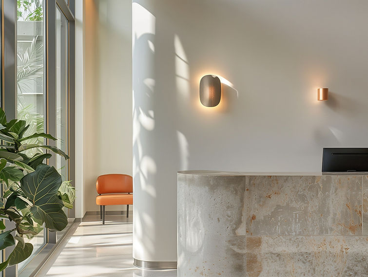 Espace de réception moderne