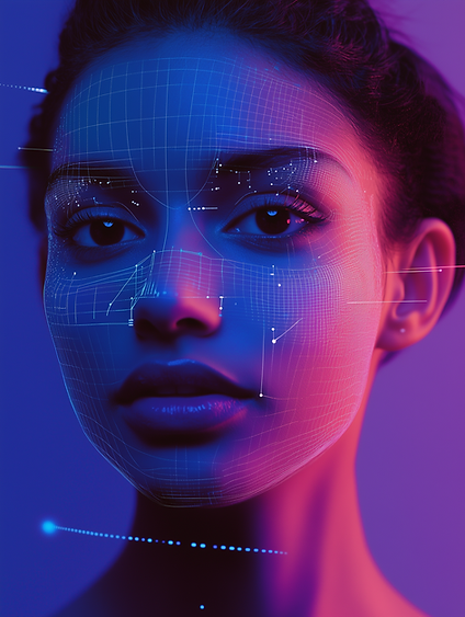 Facial Recognition Illustration