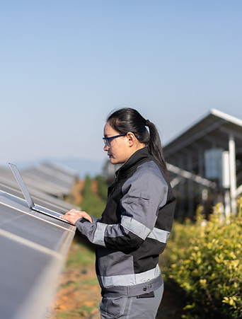 Estación de energía solar