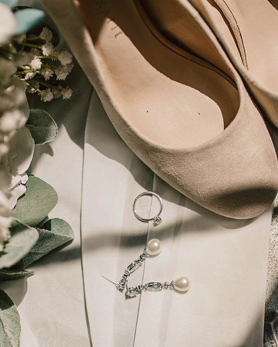 Accessoires einer Braut