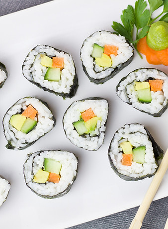 Sushi en plato