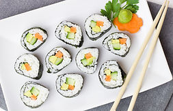 Sushi on Plate