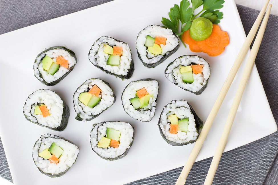 Sushi on Plate
