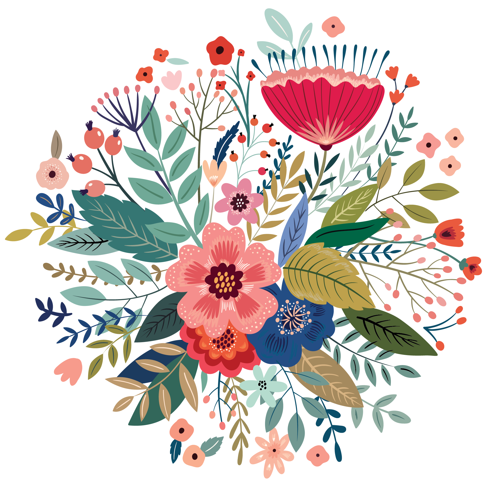Floral Round Bouquet