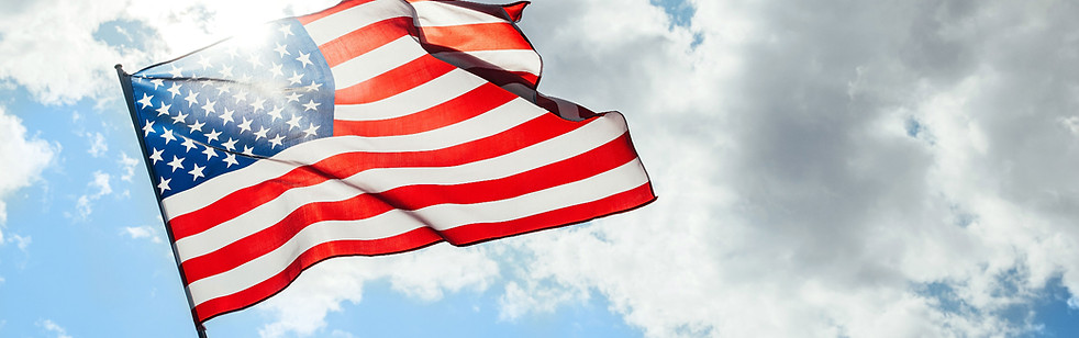 American Flag Waving