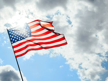 American Flag Waving