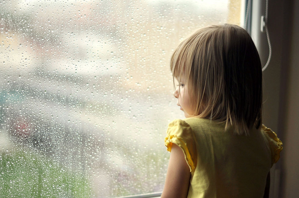 Girl on a Rainy Day