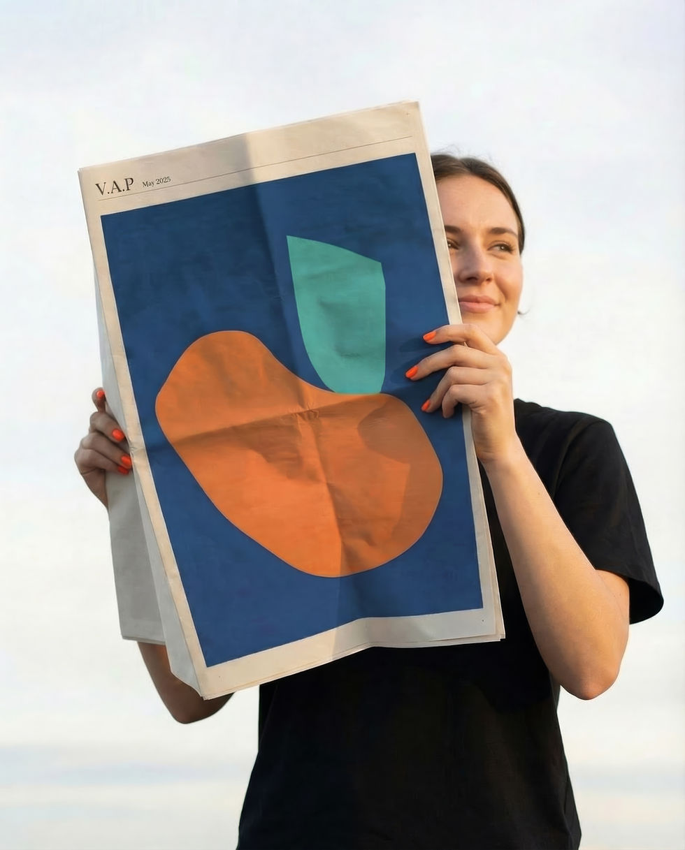 Person Holding Artwork