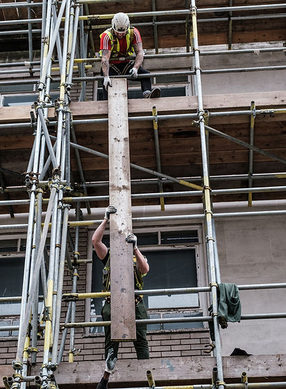 Construction Workers Collaborating