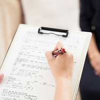 Filling Out a Medical Form