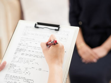 Filling Out a Medical Form