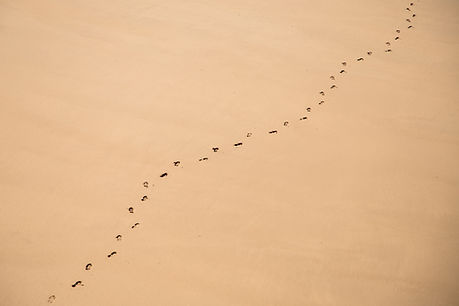 Footprints In Sand