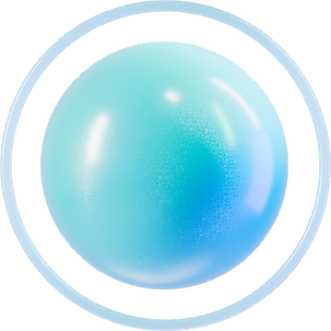 Glowing Blue Sphere