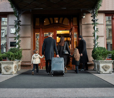 Ingresso dell'hotel