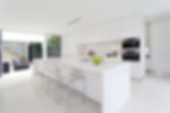 Luxurious kitchen with stainless steel appliances