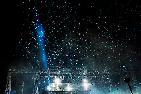 Luces de escenario para conciertos