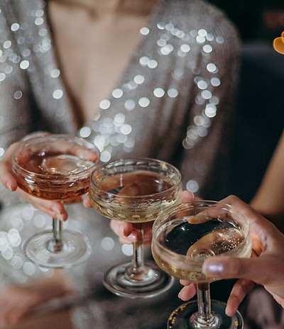 Champagne Cheers at Party