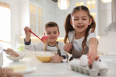 Kids Making Breakfast