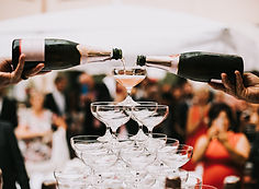 Champagne pyramid