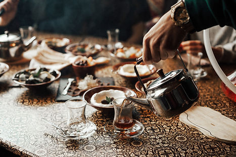 Serving Tea at the Breakfast Table