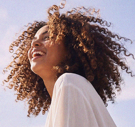 Joyful Woman Outdoors