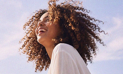 Joyful Woman Outdoors