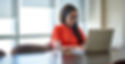Woman on laptop looking to start a business