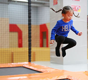 Kid Jumping Trampoline
