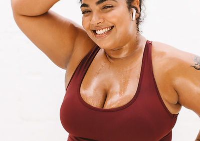 Smiling Fitness Woman