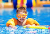 Cute Toddler in Pool