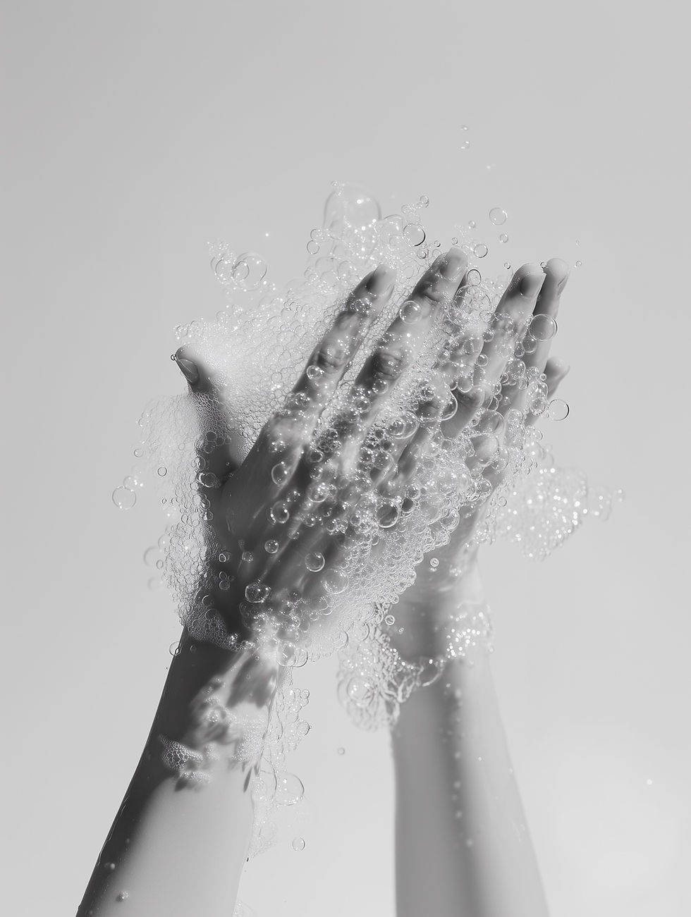 Washing Hands Bubbles