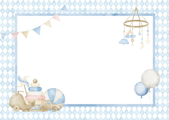 Baby Shower Frame Design