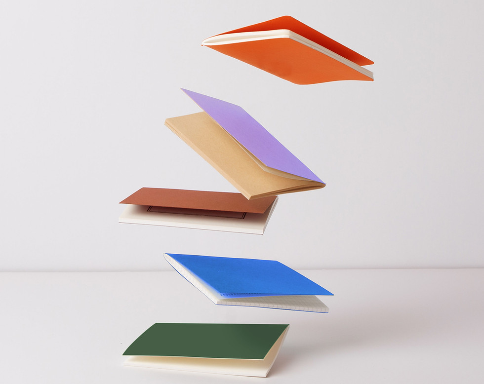 Colorful Floating Notebooks