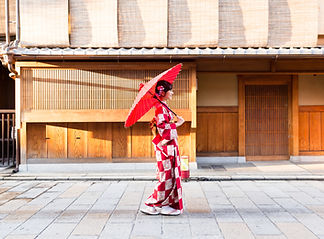 Traditional Red Kimono