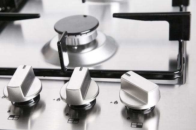 Element gas burner detail oven domestic kitchen