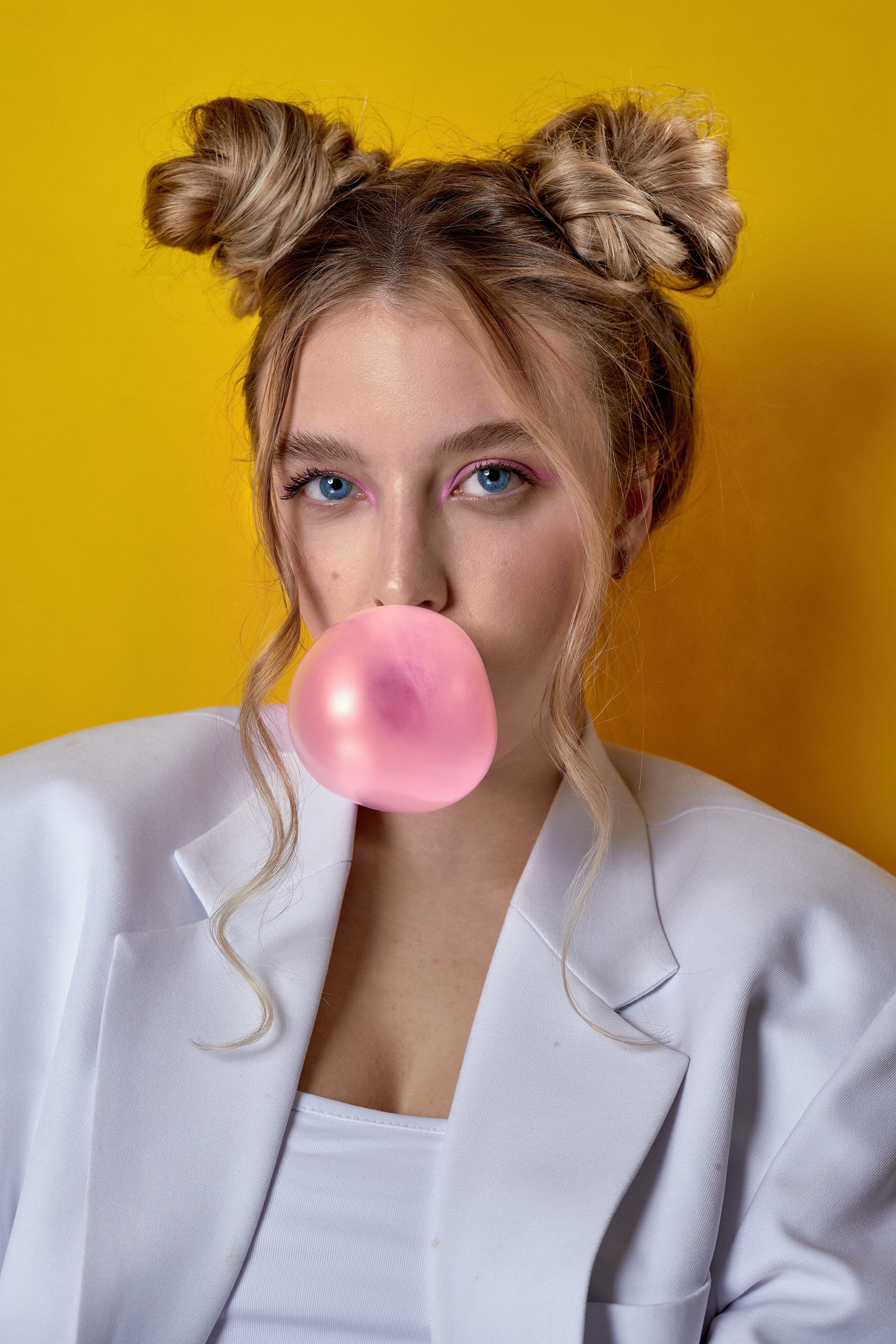 Pink Bubblegum Portrait