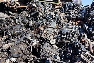 Scrap metal recycling yard
