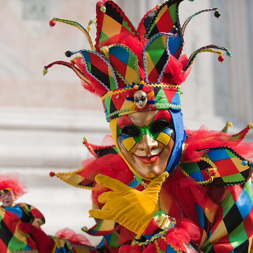 17/02 - Biscotti multicolor Maschere di carnevale