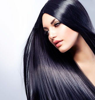 Hair. Beautiful Brunette Girl. Healthy Long Hair. Beauty Model Woman. Hairstyle
