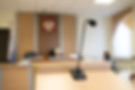 In court