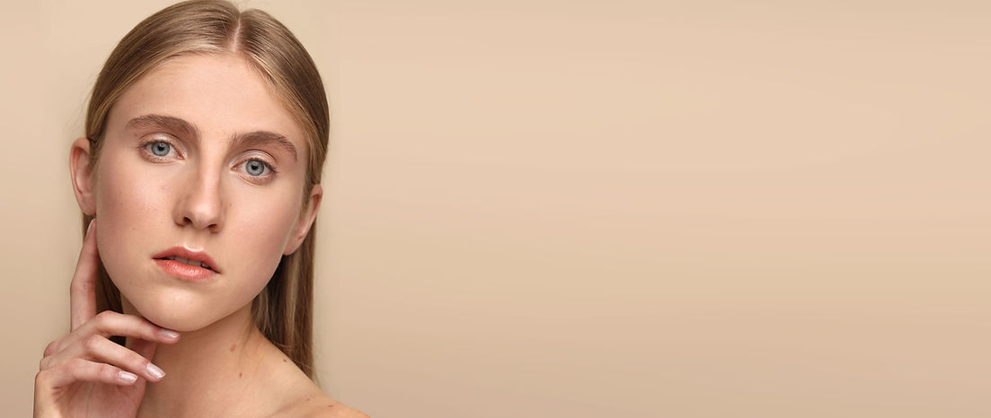 Woman With Neutral Background