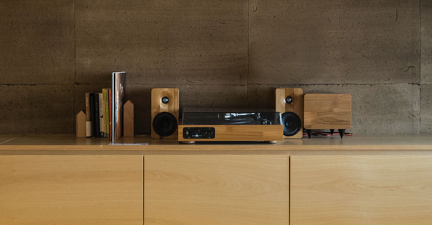 Système audio en bois